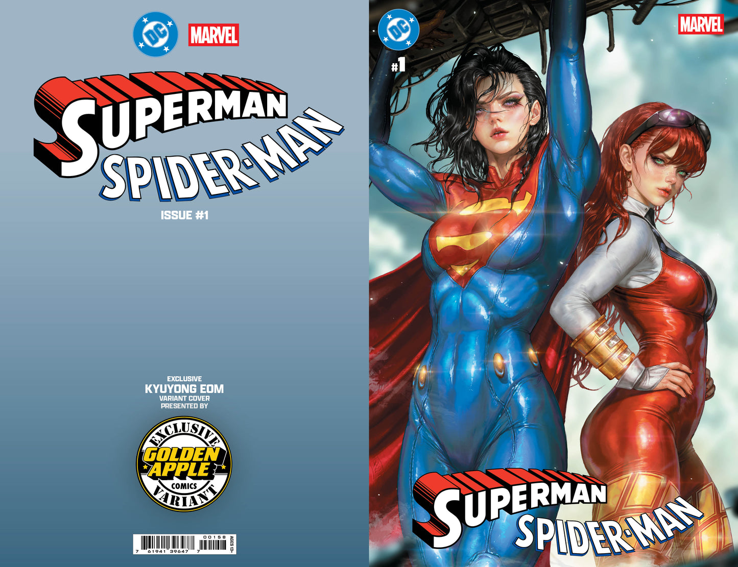 Dc Marvel Superman Spider-Man #1 (One Shot) Kyuyong Eom Trade SIGNED Variant (03/25/2026) Dc CGC SS 9.8 - Golden Apple Comics