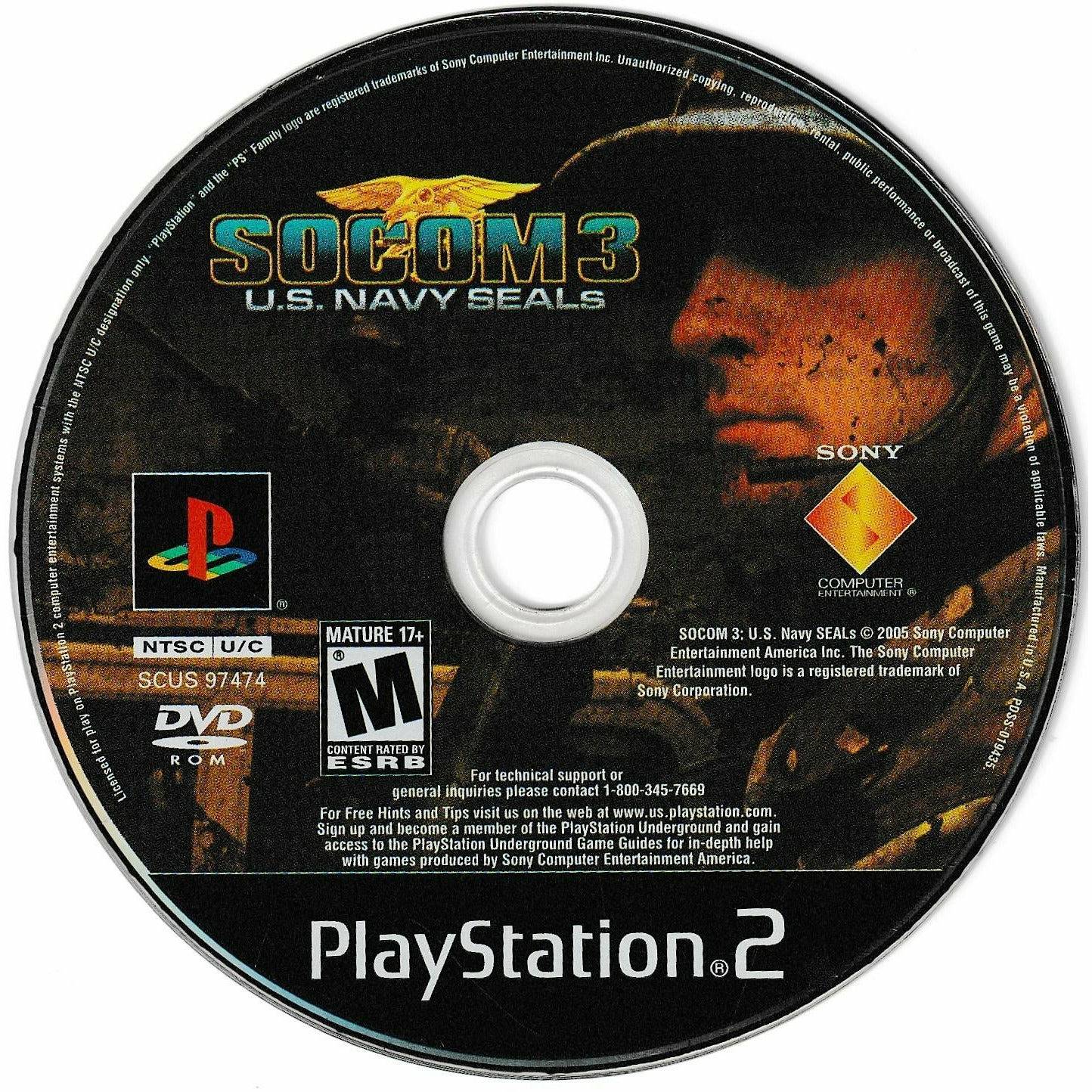 SOCOM III US Navy Seals - PlayStation 2