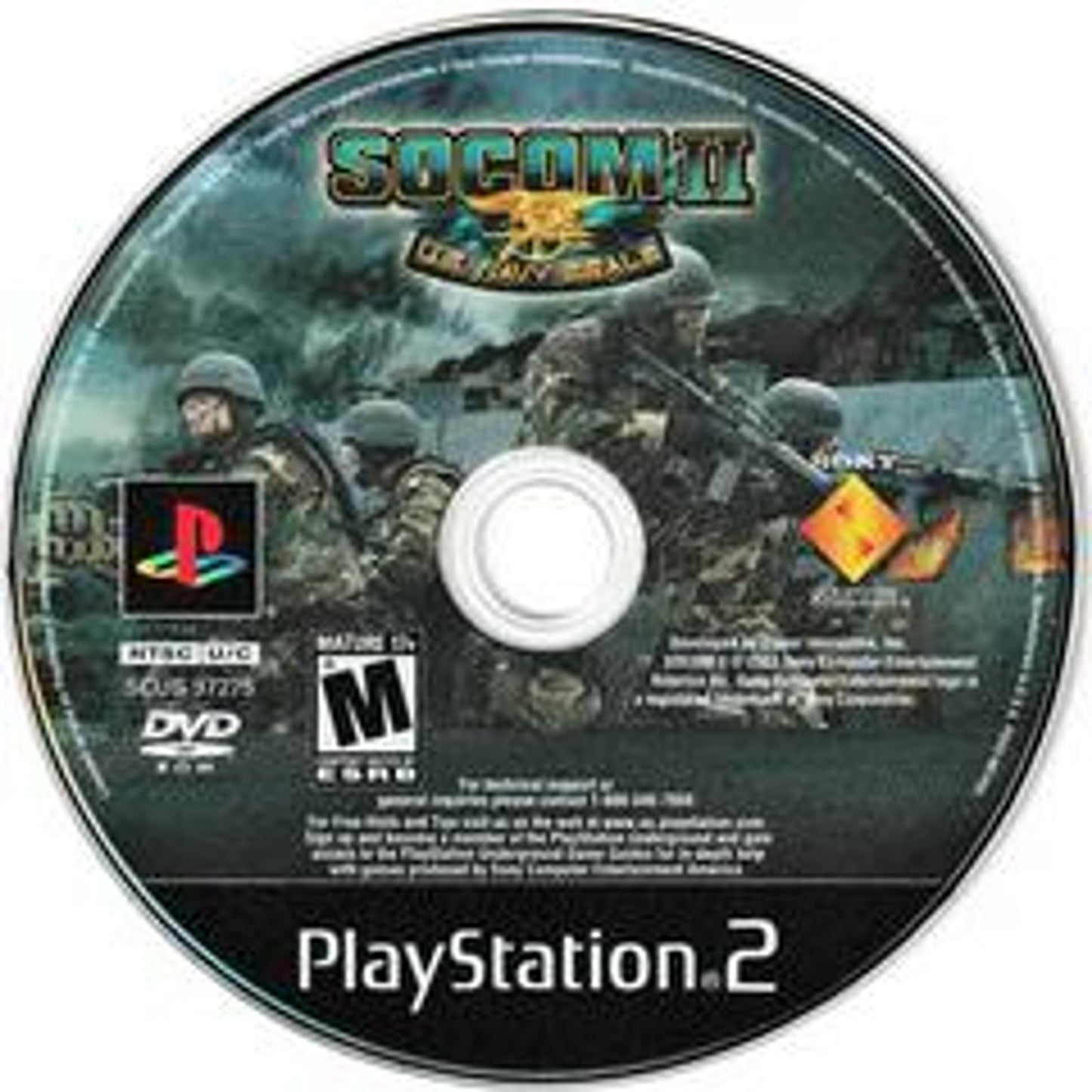 SOCOM II US Navy Seals - PlayStation 2 (LOOSE)