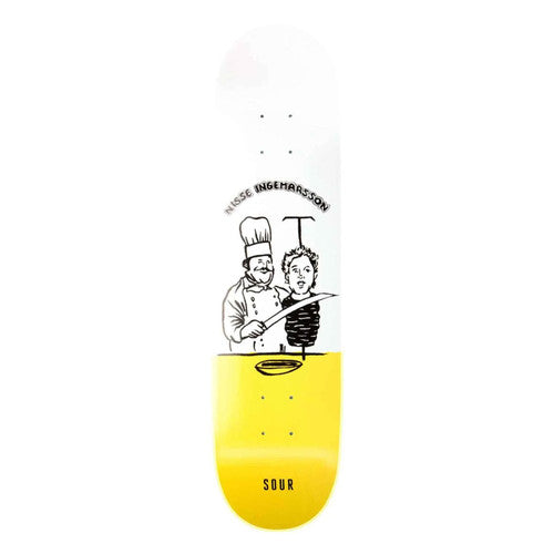 SOUR SOLUTION NISSE "KABAB" 8.125" SKATEBOARD DECK