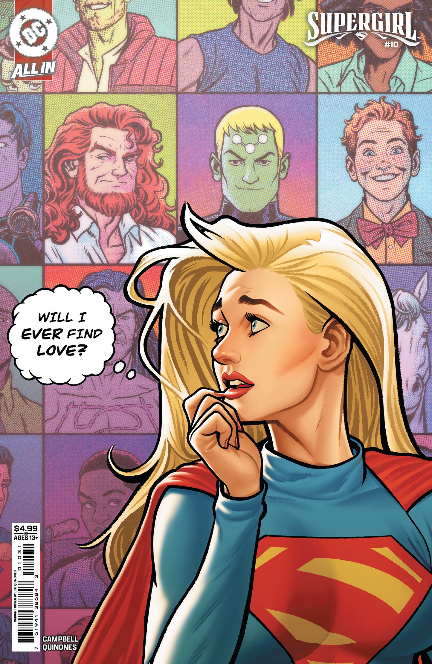 Supergirl #10 C Joe Quinones Variant (02/11/2026) Dc - Golden Apple Comics