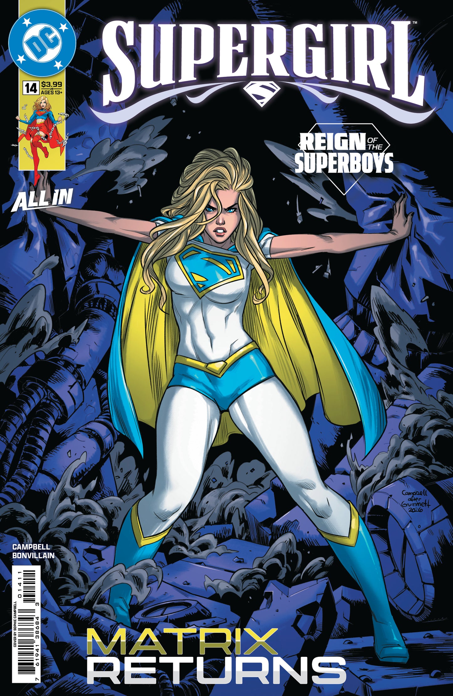 Supergirl #14 A Sophie Campbell (The Reign Of The Superboys) (06/10/2026) Dc - Golden Apple Comics