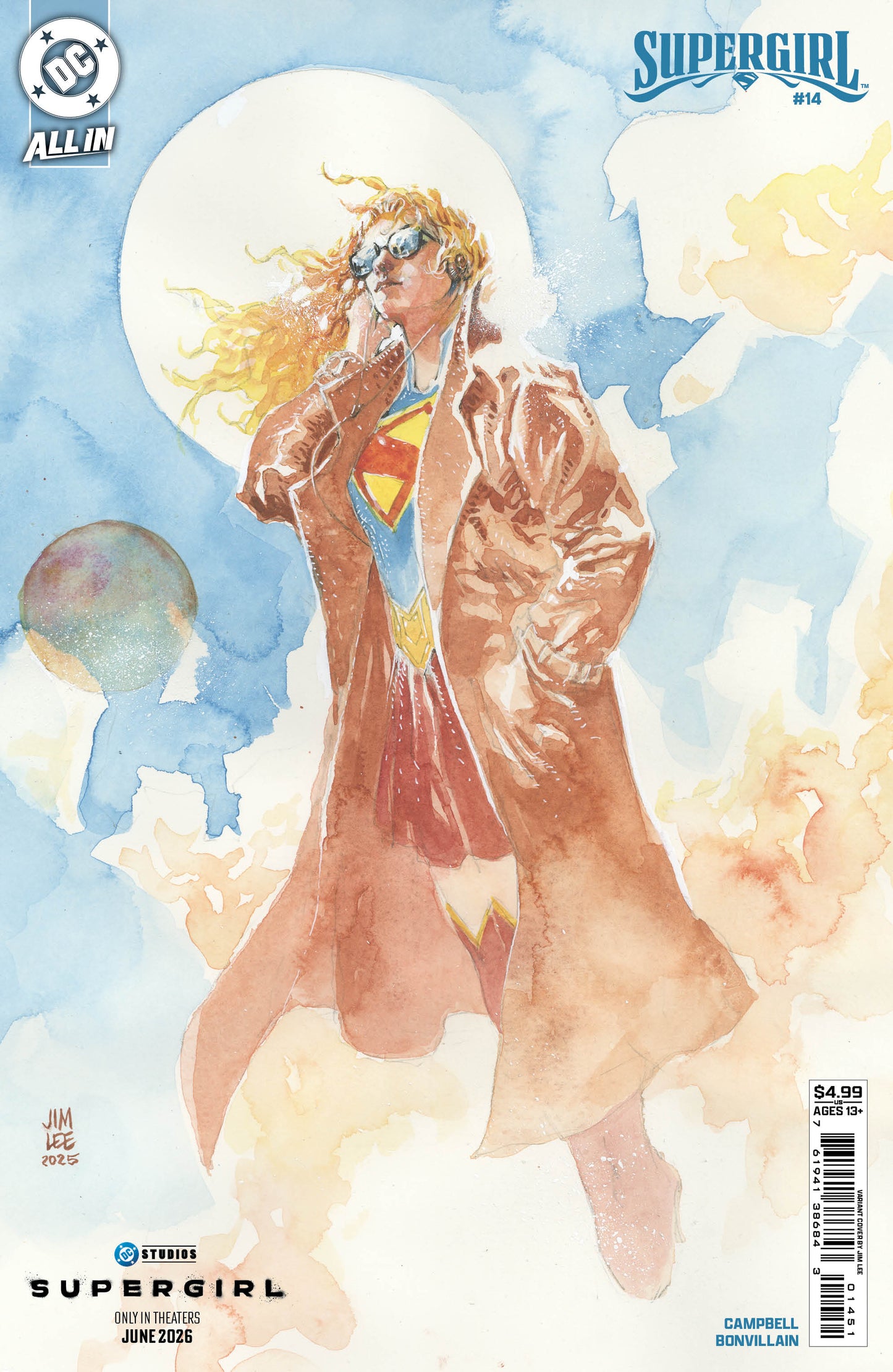 Supergirl #14 E Jim Lee Supergirl Movie Variant (The Reign Of The Superboys) (06/10/2026) Dc - Golden Apple Comics