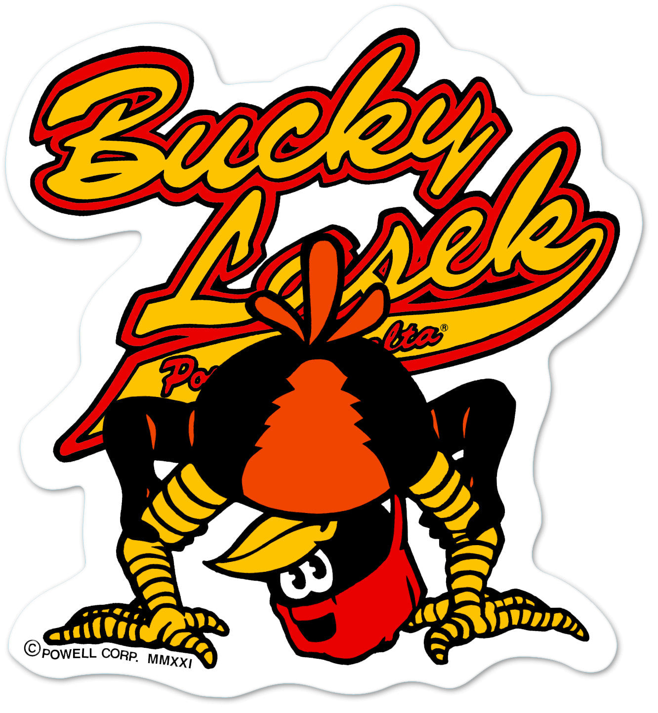 Powell Peralta Bucky Lasek Stadium 3.5" Skateboard Sticker