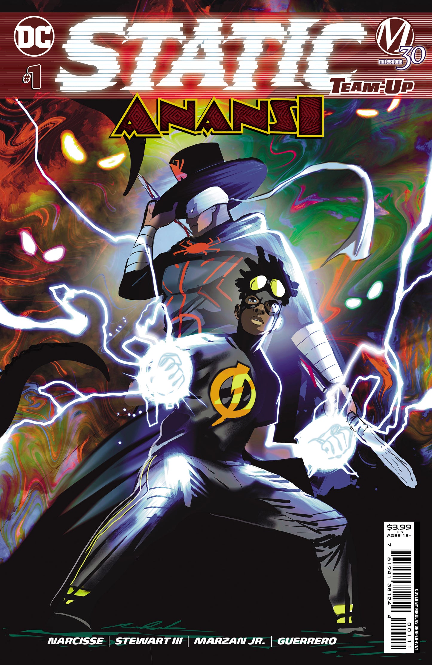 Static Team-Up Anansi #1 (One Shot) A Nikolas Draper-Ivey Evan Narcisse (06/06/2023) Dc