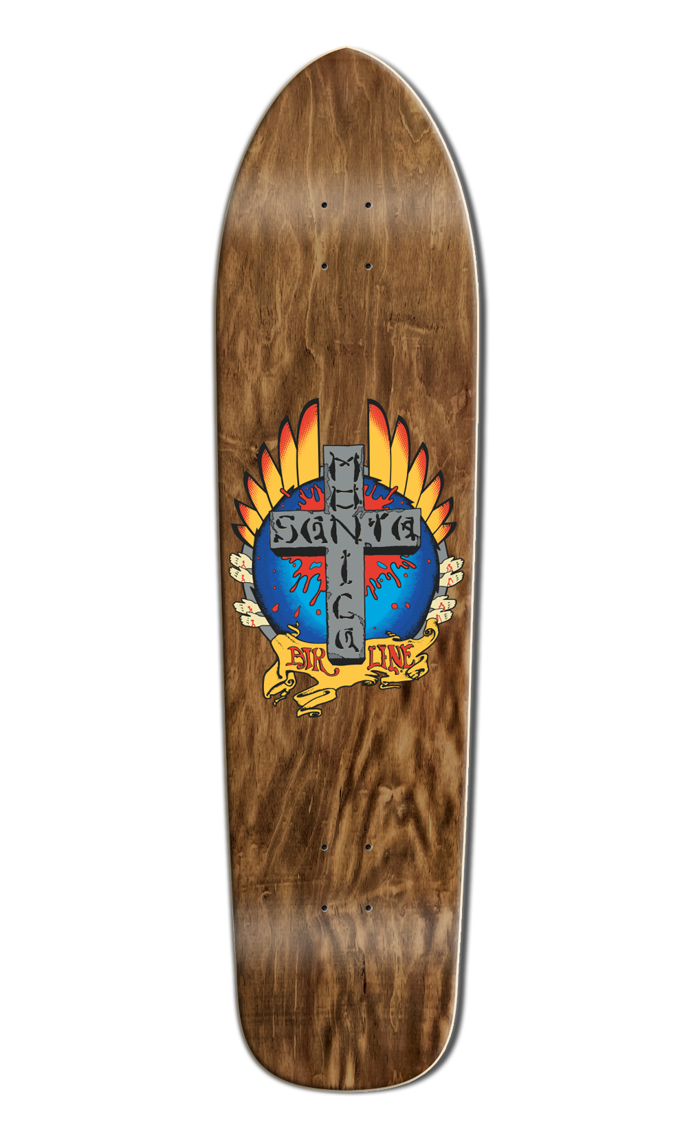 SMA STIGMATA 9.125" NATURAL LONGBOARD DECK