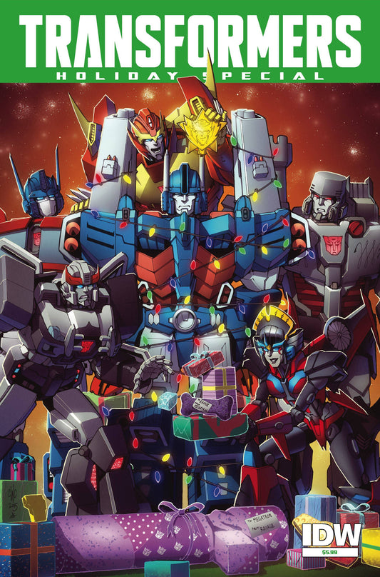 Transformers Holiday Special #1 IDW 2015 Casey Coller John Barber Christmas