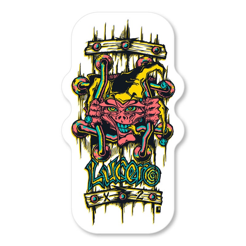 BLACK LABEL SKATEBOARDS JOHN LUCERO X2 STICKER