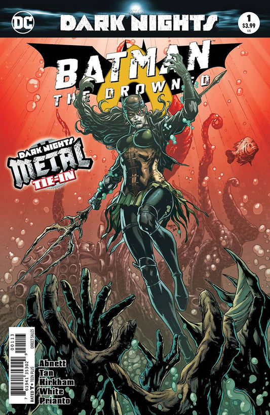 BATMAN THE DROWNED #1 A DC 2018 NM 3rd Print Jason Fabok Dan Abnett Dark Nights Metal - Golden Apple Comics