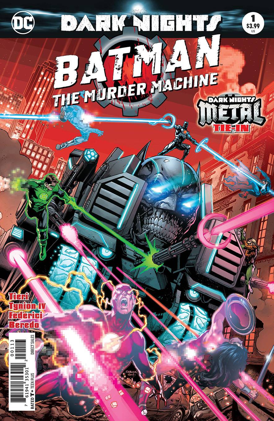 BATMAN THE MURDER MACHINE #1 DC 2017 NM 3rd Print Jason Fabok Frank Tieri Dark Nights Metal - Golden Apple Comics