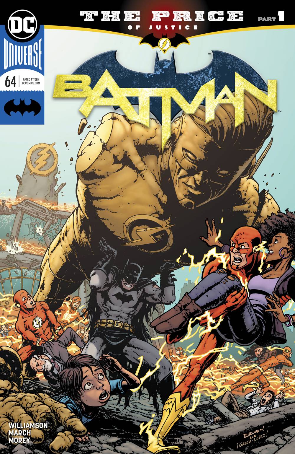BATMAN #64 A DC 2019 NM Chris Burnham Flash - Golden Apple Comics