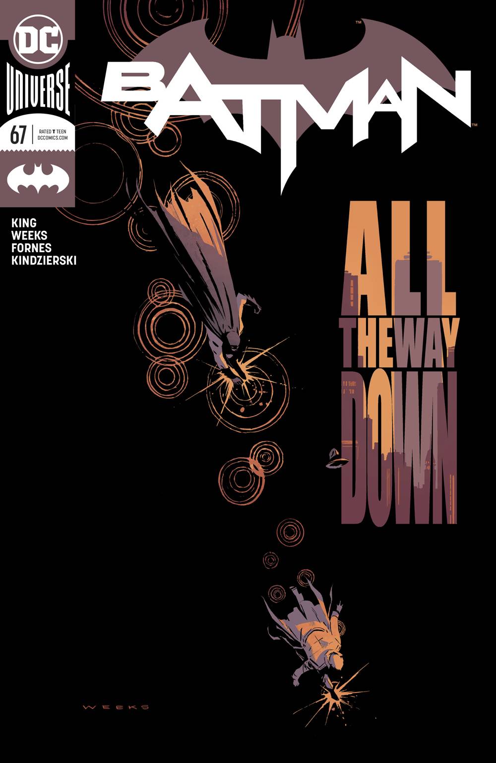 BATMAN #67 A DC 2019 Lee Weeks Tom King - Golden Apple Comics