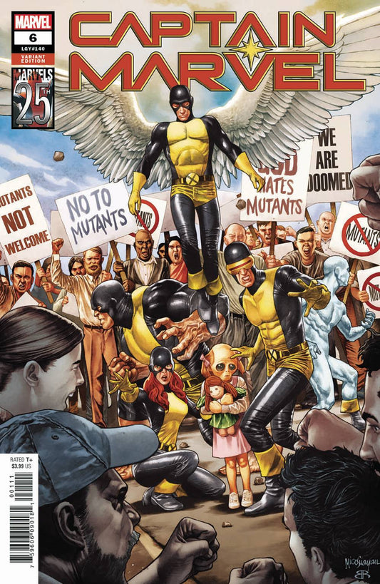 Captain Marvel #6 B Mico Suayan Marvels 25th Tribute Variant X-Men (06/05/2019) Marvel