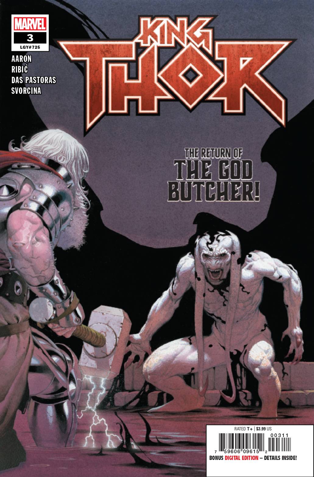 KING THOR #3 (OF 4) Marvel 2019 NM Esad Ribic Jason Aaron - Golden Apple Comics