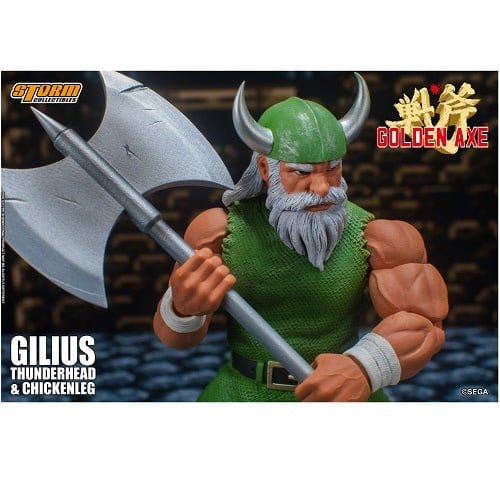 Golden Axe Gilius Thunderhead and Chicken Leg 1:12 Scale Action Figure