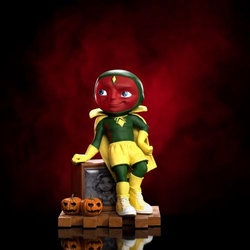 Iron Studios Wandavision Vision Halloween Ver MiniCo. Vinyl Figure