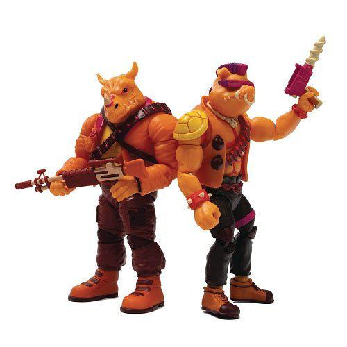 SDCC 2022 BST AXN Teenage Mutant Ninja Turtles Arcade Bebop and Rocksteady 5-Inch Action Figures PX