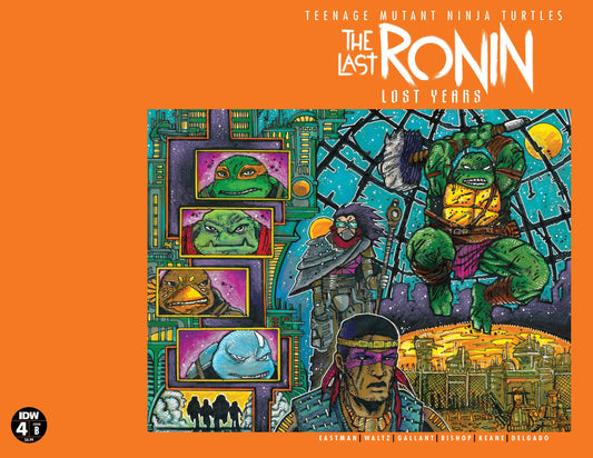 Teenage Mutant Ninja Turtles TMNT Last Ronin Lost Years #4 B Kevin Eastman & Bishop Variant (06/21/2023) Idw
