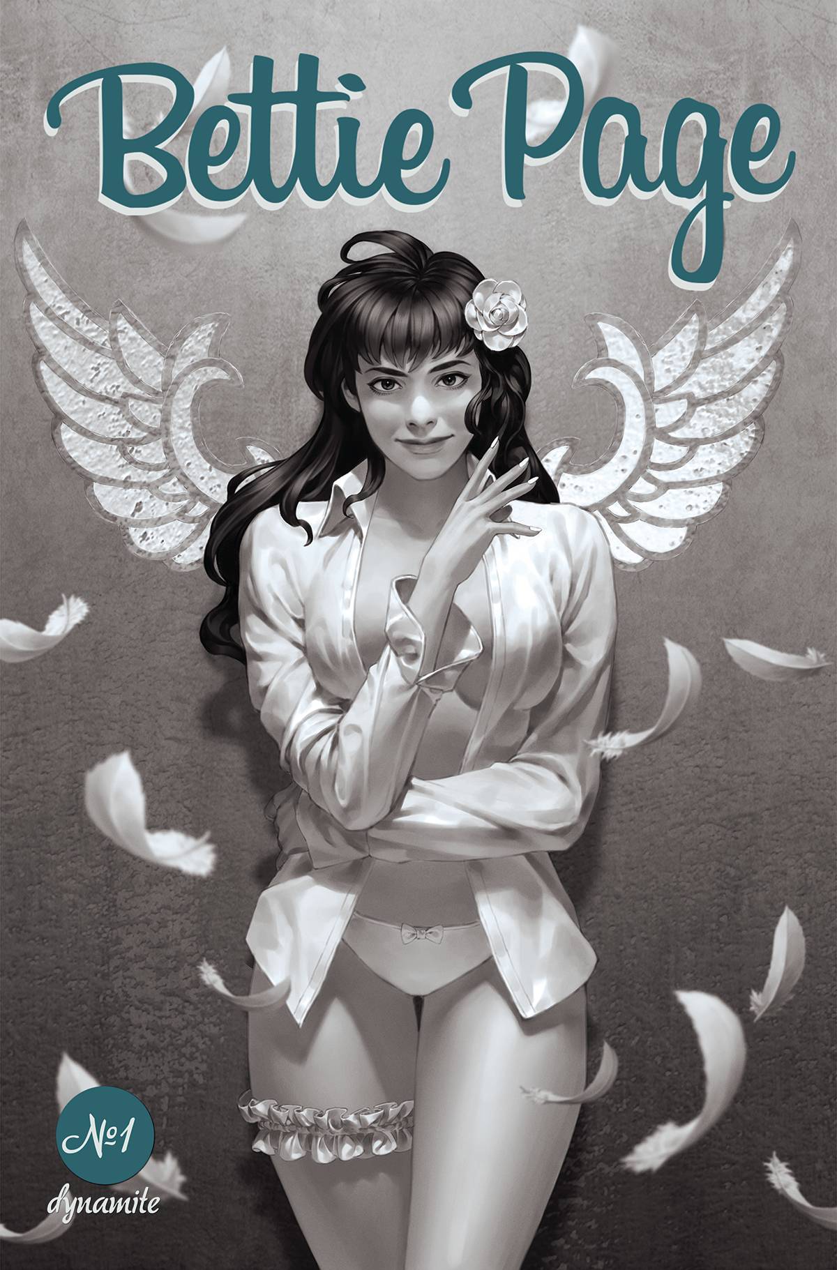 Bettie Page #1 I 1:10 Jung Geun Yoon B&W Variant (06/07/2023) Dynamite