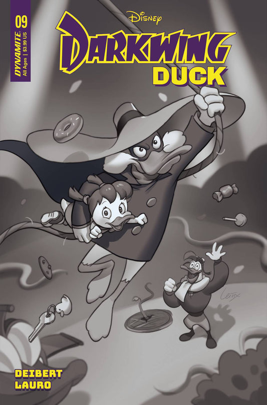 Darkwing Duck #9 G 1:10 Leirix Li B&W Variant (10/11/2023) Dynamite