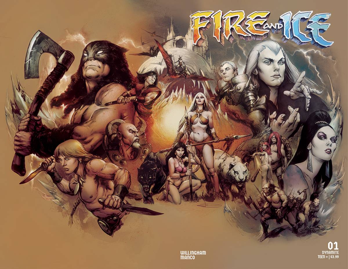 Fire And Ice #1 Y 1:5 Leonardo Manco Wraparound Variant (08/02/2023) Dynamite