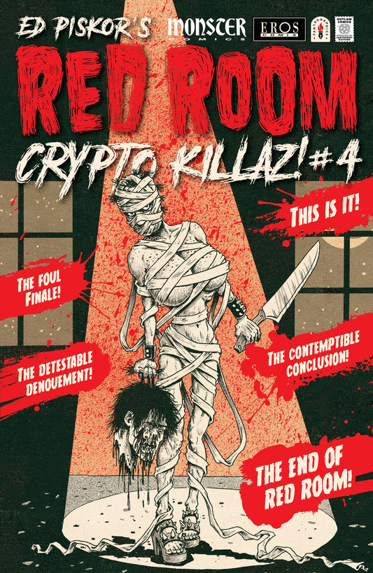 Red Room Crypto Killaz #4 B 1:5 Ed Piskor Variant (09/06/2023) Fantagraphics