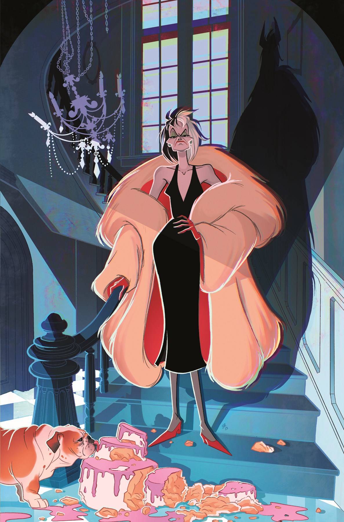 Disney Villains Cruella De Vil #2 E 1:10 Sweeny Boo Virgin Variant (03/06/2024) Dynamite