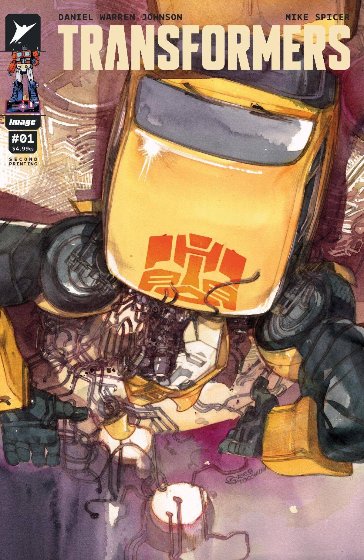 Transformers #1 2nd Print E Greg Tocchini Variant (11/01/2023) Image