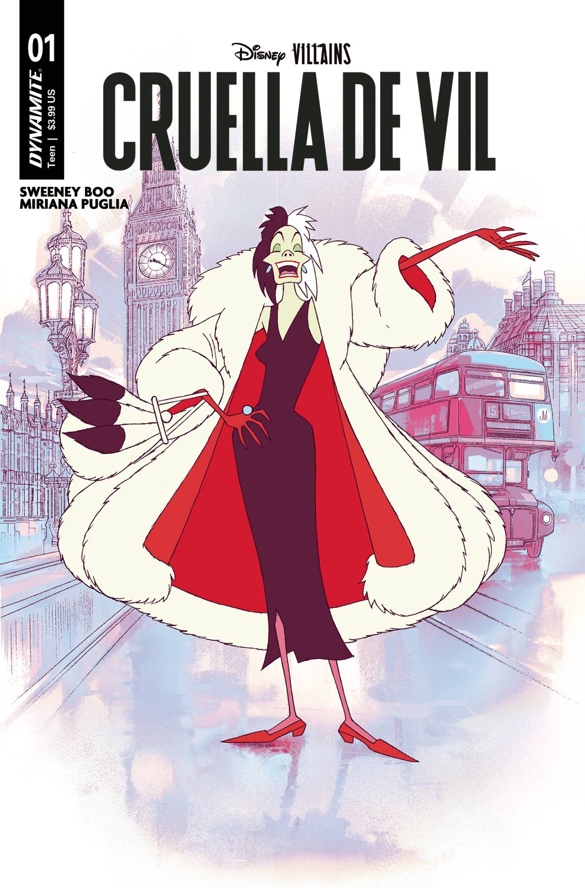 Disney Villains Cruella De Vil #1 N 1:15 Joshua Middleton Tint Variant (01/10/2024) Dynamite