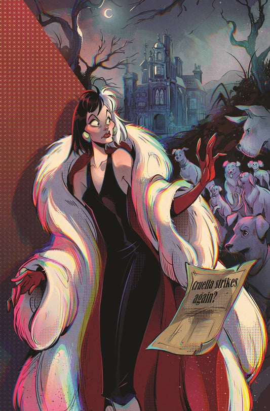 Disney Villains Cruella De Vil #5 F 1:10 Gretel Lusky Virgin Variant (07/31/2024) Dynamite