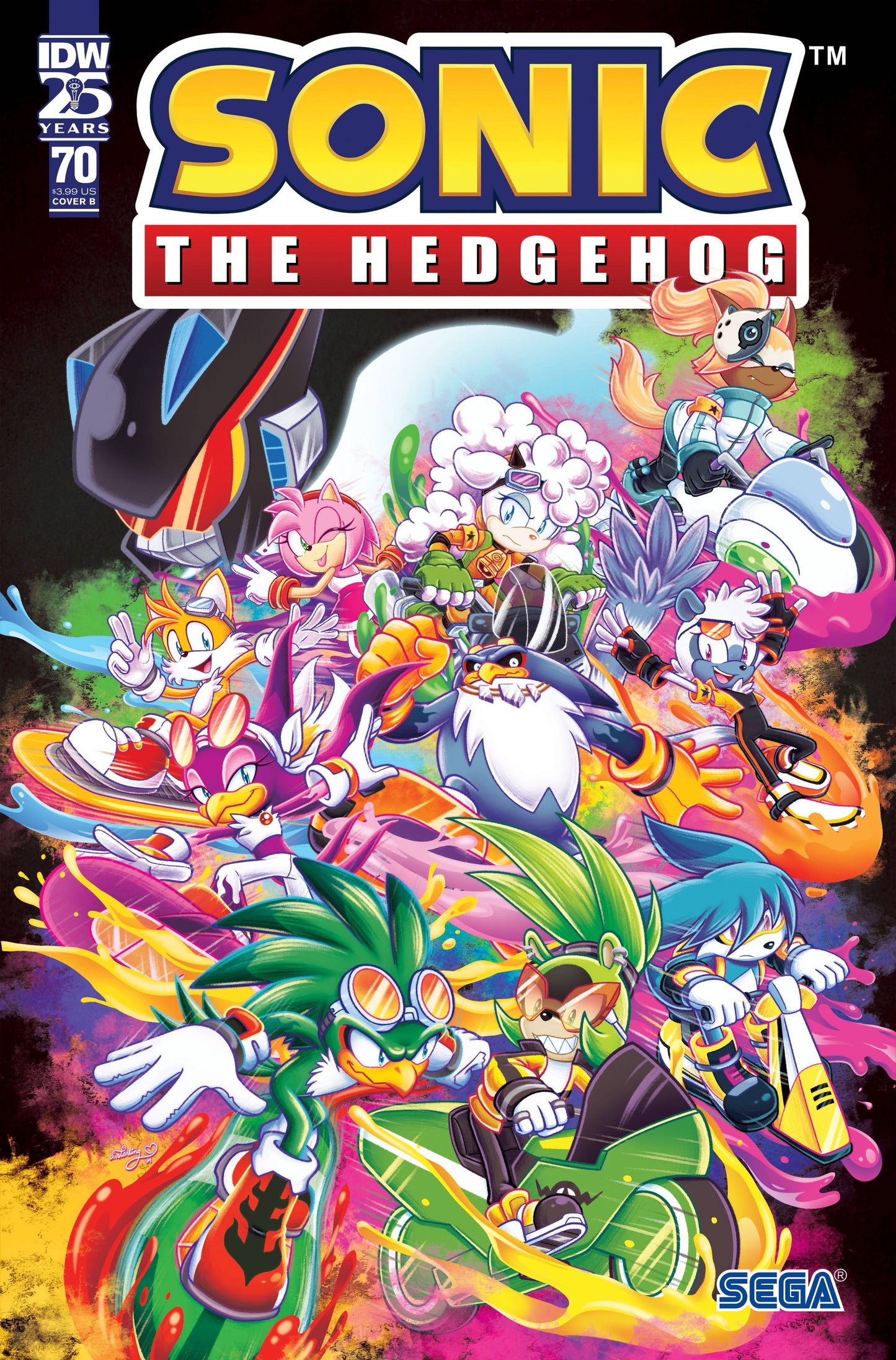 Sonic The Hedgehog #70 B Abigail Starling Variant Variant (06/26/2024) Idw