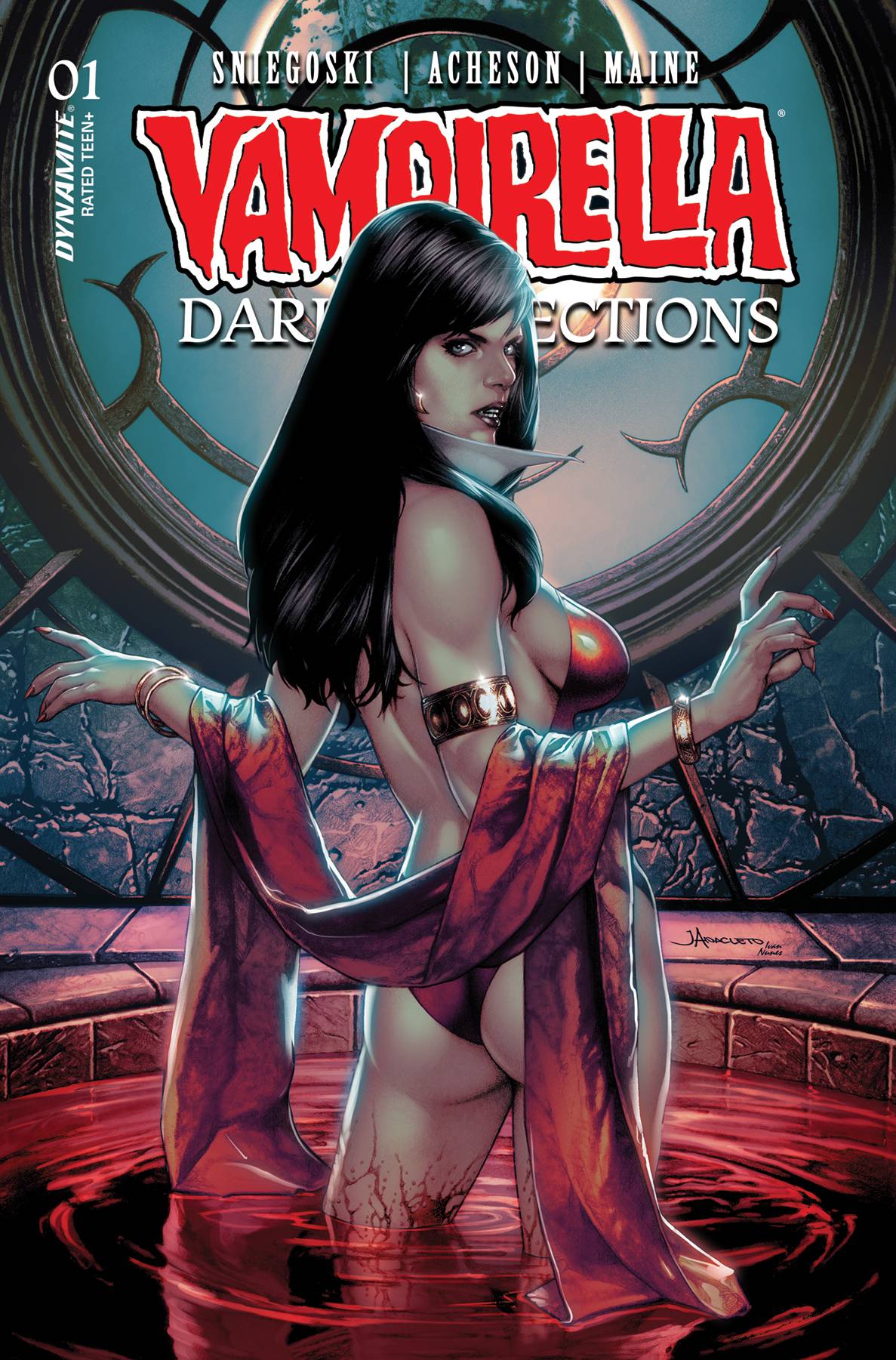 Vampirella Dark Reflections #1 O 1:15 Jay Anacleto Foil Variant (06/05/2024) Dynamite