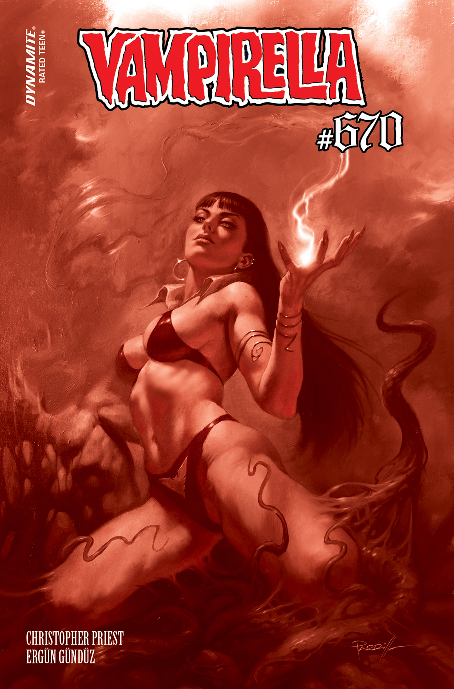 Vampirella #670 J 1:15 Lucio Parrillo Tint Variant (07/10/2024) Dynamite