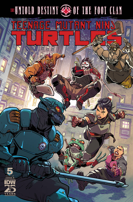 Teenage Mutant Ninja Turtles The Untold Destiny Of The Foot Clan #5 B Medel Variant (07/17/2024) Idw