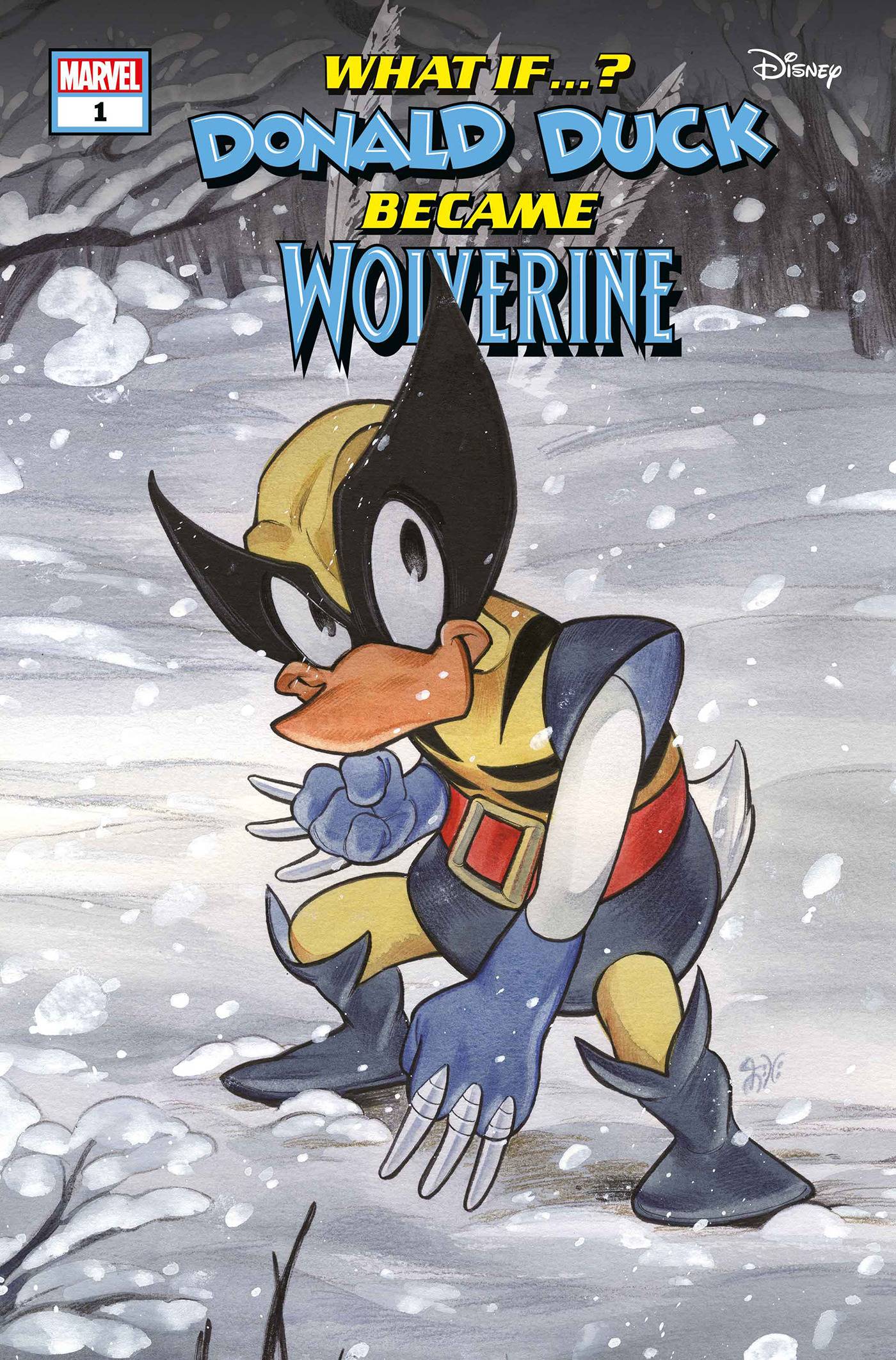 Marvel & Disney What If...? Donald Duck Became Wolverine #1 Cover Set Of 6 (07/31/2024) Marvel