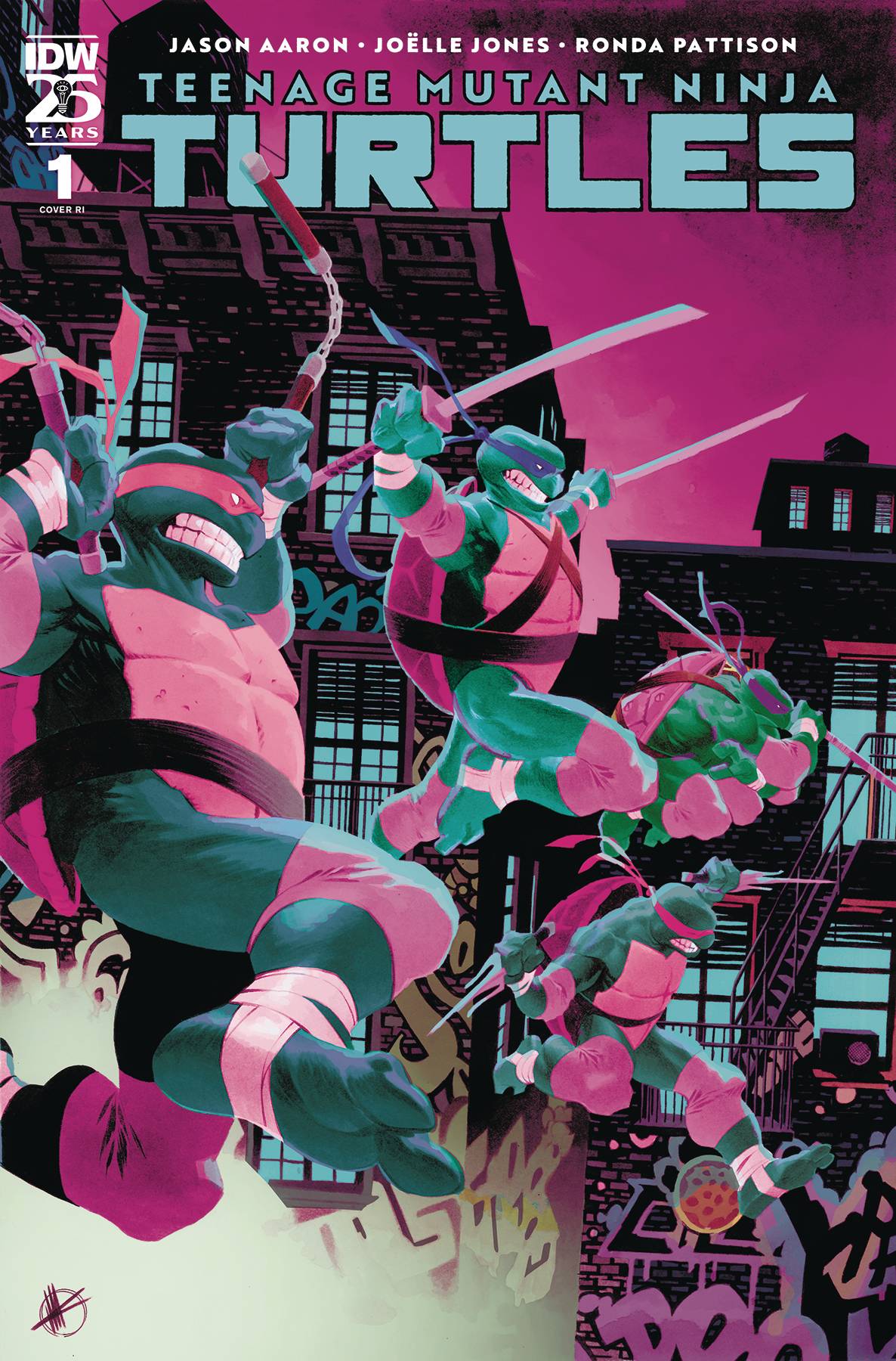 Teenage Mutant Ninja Turtles 2024 #1 Cover Set Of 15 (07/24/2024) Idw