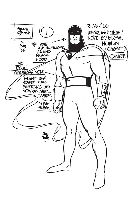 Space Ghost #1 U Foc Alex Toth Model Sheet Variant (05/01/2024) Dynamite