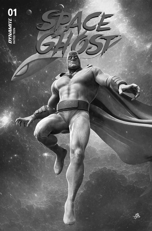 Space Ghost #1 W 1:5 Foc Bjorn Barends B&W Variant (05/01/2024) Dynamite