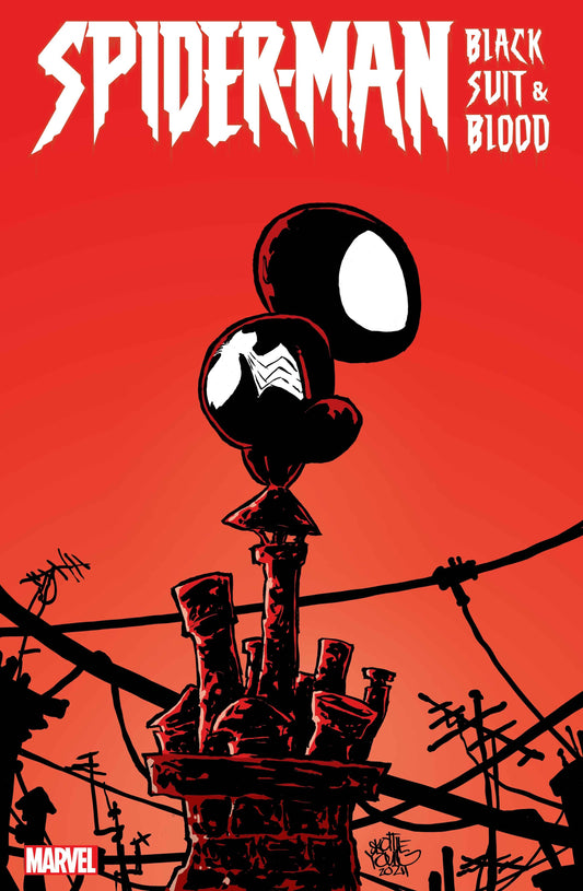 Spider-Man Black Suit And Blood #1 E (Of 4) Skottie Young Variant (08/07/2024) Marvel