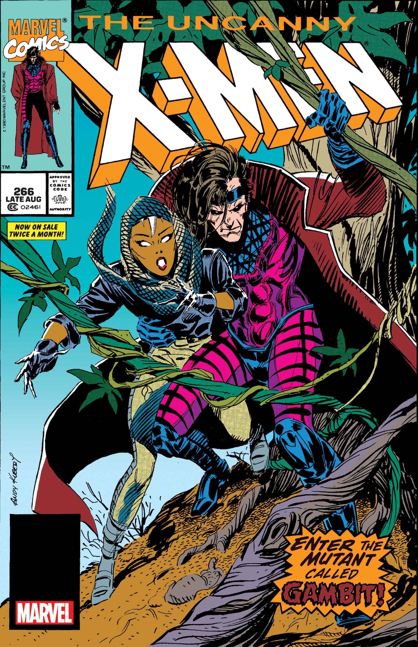 Uncanny X-Men #266 Facsimile Ed 1st Gambit (08/07/2024) Marvel