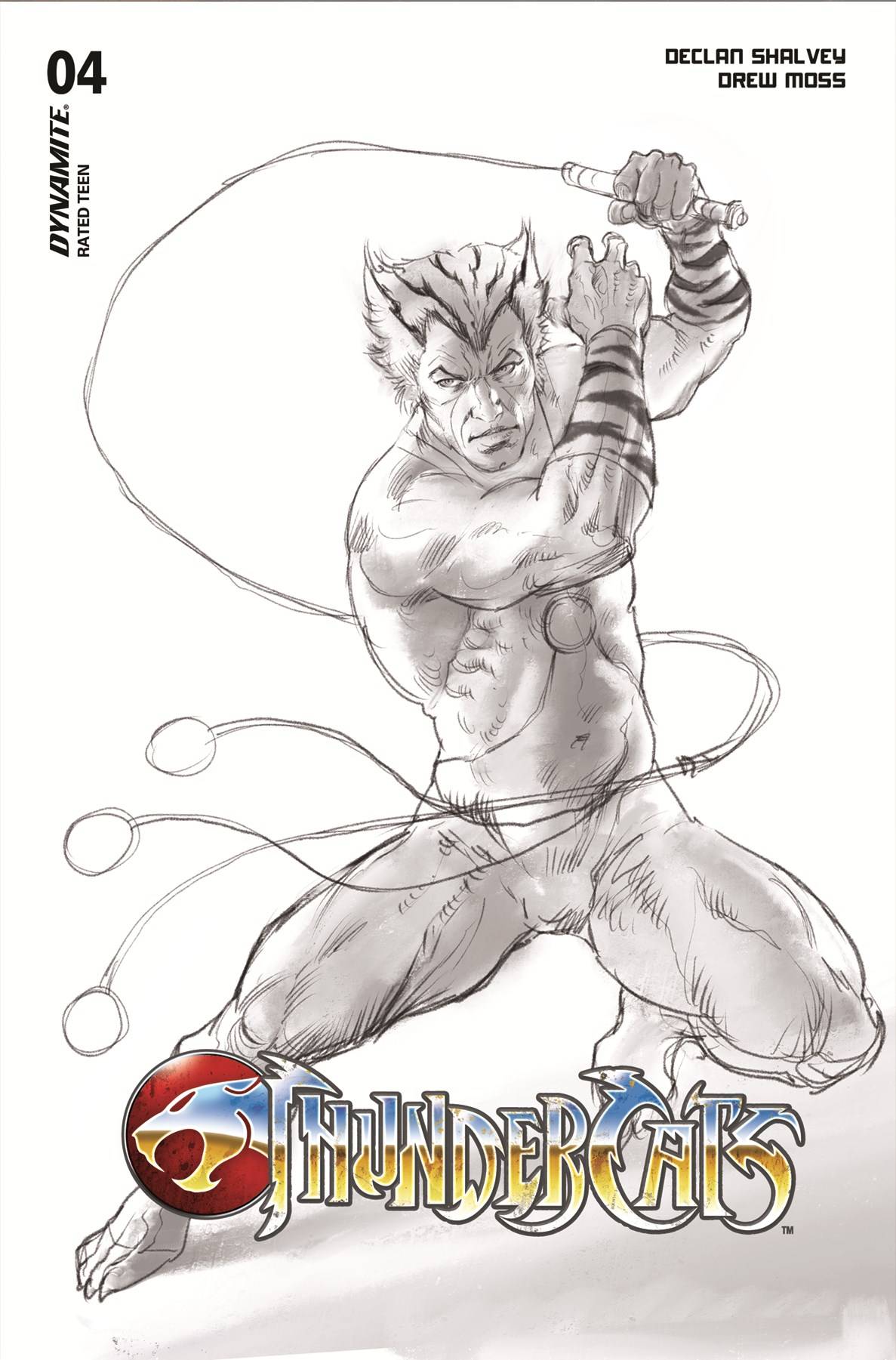 Thundercats #4 Y 1:10 Foc Lucio Parrillo Line Art Variant (05/22/2024) Dynamite