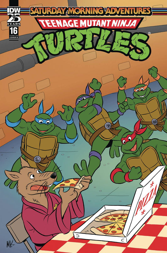 Teenage Mutant Ninja Turtles TMNT Saturday Morning Adv 2023 #16 B Kazaleh Variant (08/28/2024) IDW