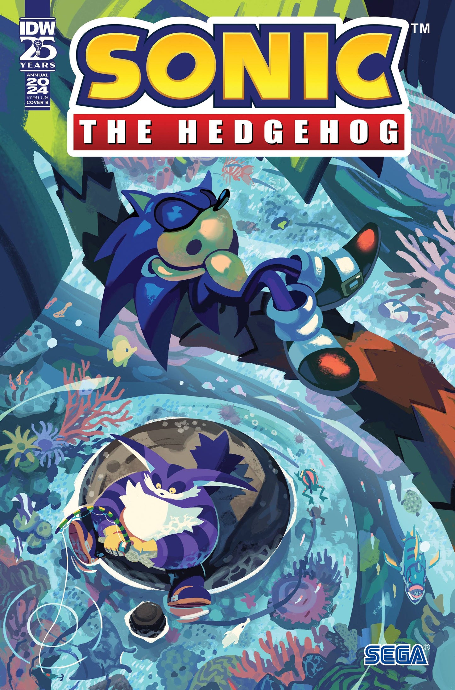 Sonic The Hedgehog Annual 2024 Oneshot B Nathalie Fourdraine Variant (10/02/2024) IDW