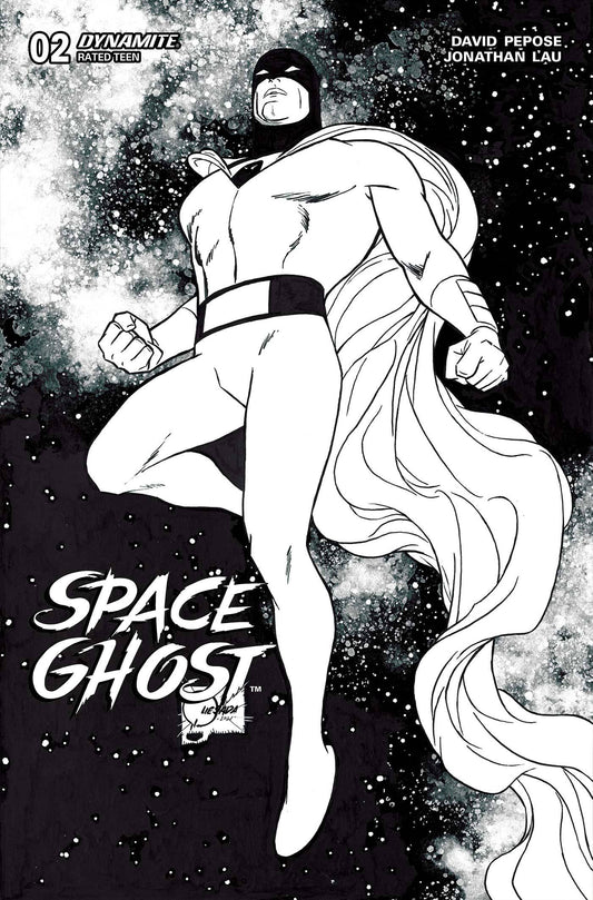 Space Ghost #2 U Foc Joe Quesada B&W Original Variant (06/05/2024) Dynamite