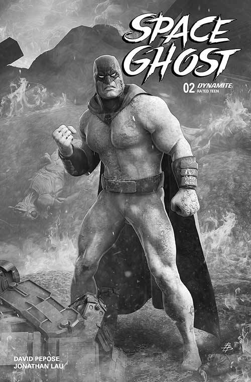 Space Ghost #2 V 1:5 Bjorn Barends B&W Variant (06/05/2024) Dynamite