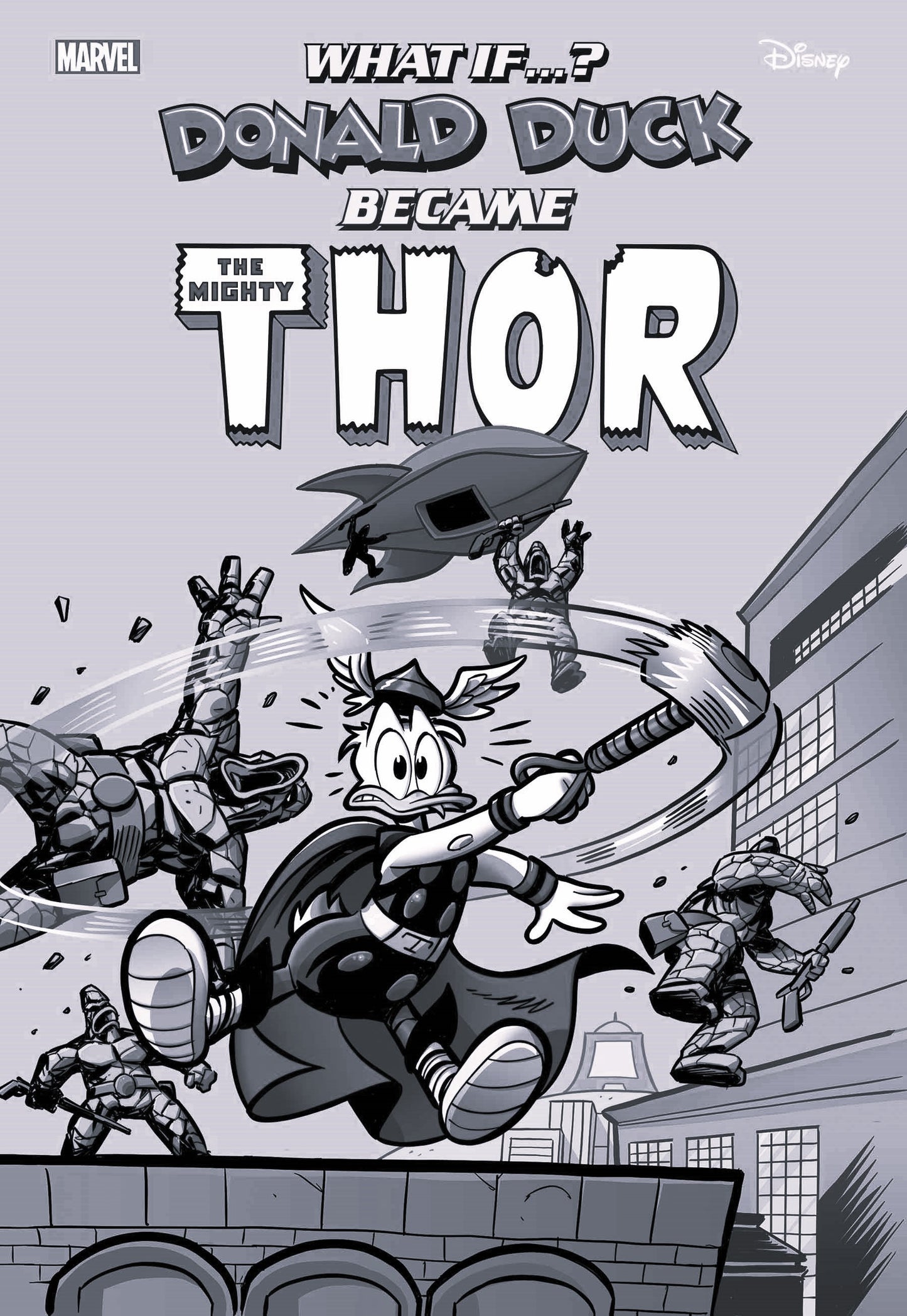 What If Donald Duck Became Thor #1 A1 Cover Set Of 7 Books 1:100 (09/04/2024) Marvel