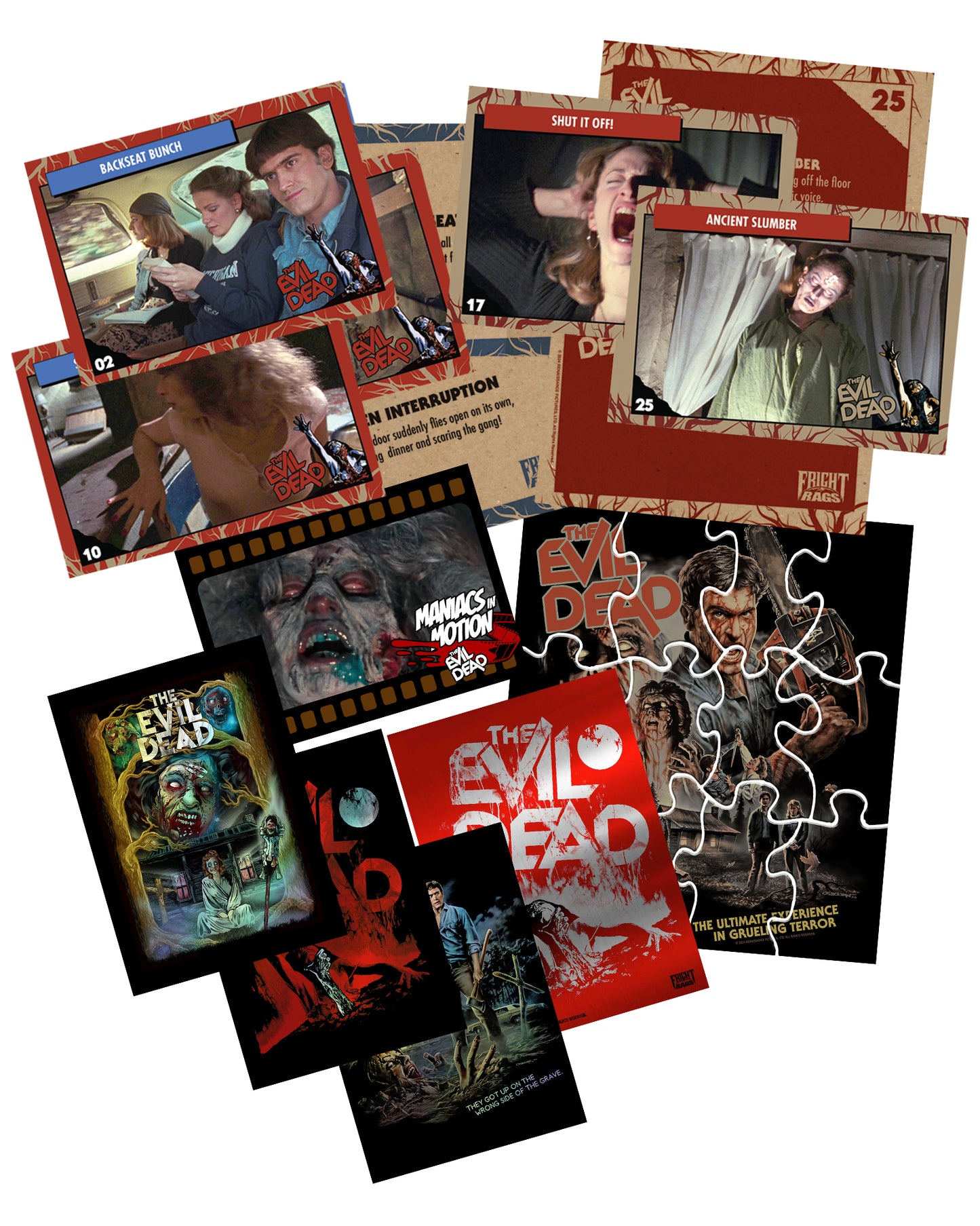 Evil Dead Movie Photo Trading Cards 2024 PX Fright Rags Hobby Box - 24 Packs (10/23/2024)