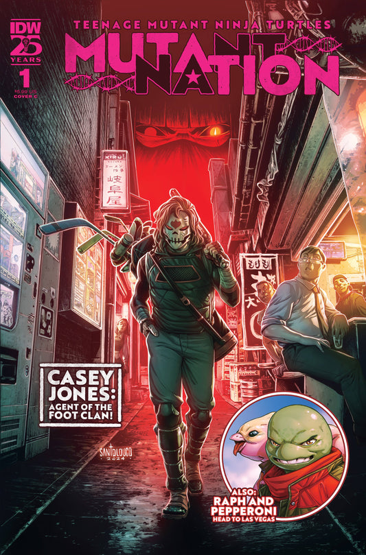 Teenage Mutant Ninja Turtles TMNT Mutant Nation #1 C Mateus  Santolouco Variant (09/18/2024) Idw