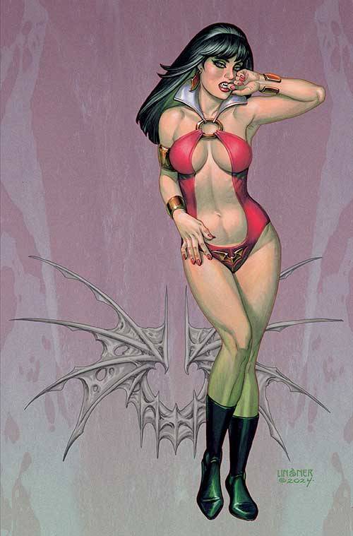 Vampirella Dark Reflections #2 V 1:7 Foc Joseph Michael Linsner Foil Variant (07/03/2024) Dynamite