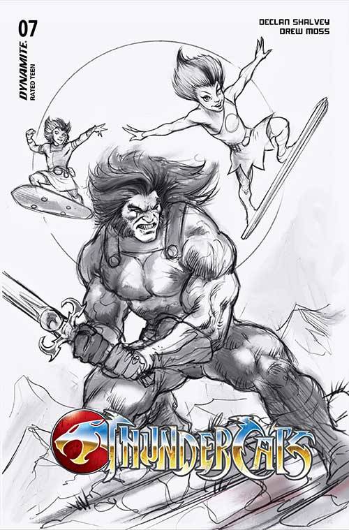 Thundercats #7 W 1:10 Foc Parrillo Line Art Virgin Variant (08/21/2024) Dynamite